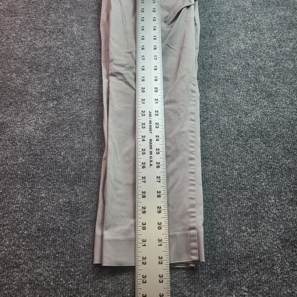 Banana Republic Women Stretch Slim Chino Pants Size 0 Gray Khaki Ankle Workwear - Picture 4 of 8